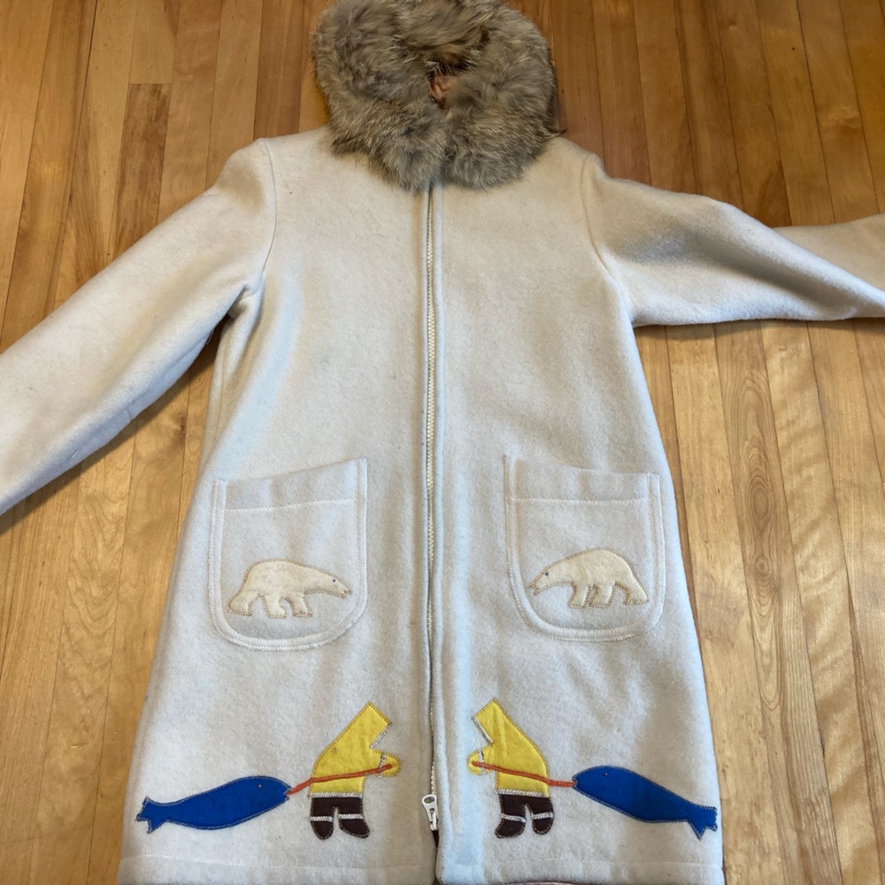 Vintage Inuvik Parka Enterprise fur hooded parka size M